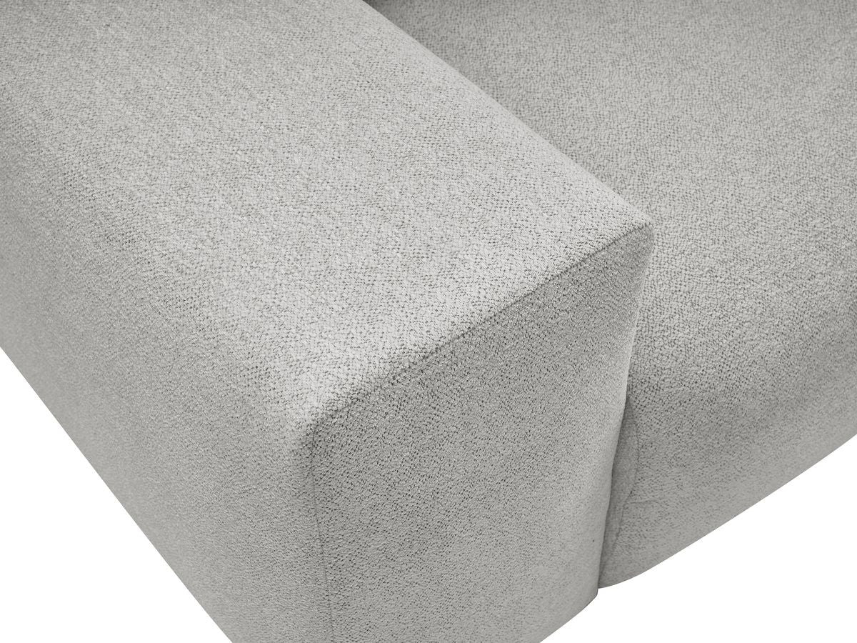 Voltaire - Canapé D'Angle Fixe Réversible - Tissu Chiné