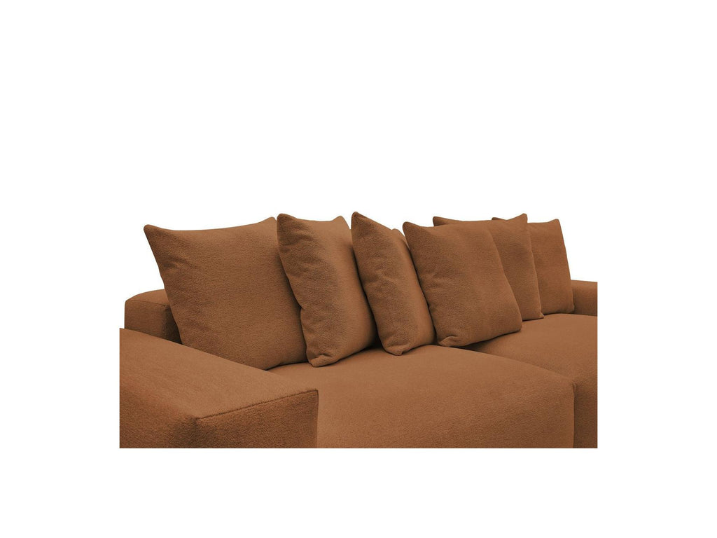 Voltaire - Fixed Straight 4-Seater Sofa - Mottled Fabric