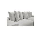 Voltaire - Canapé D'Angle Fixe Réversible - Tissu Chiné