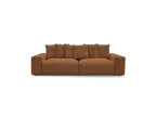 Voltaire - Fixed Straight 4-Seater Sofa - Mottled Fabric