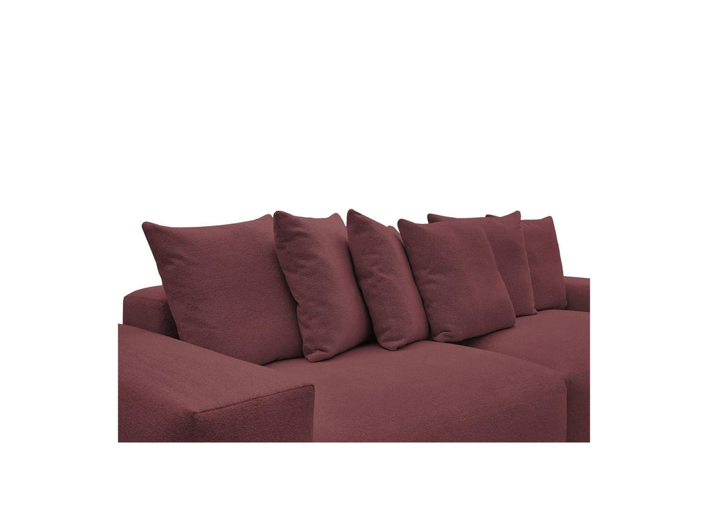 Voltaire - Fixed Straight 4-Seater Sofa - Mottled Fabric