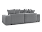 Voltaire - Canapé D'Angle Fixe Réversible - Tissu Chiné