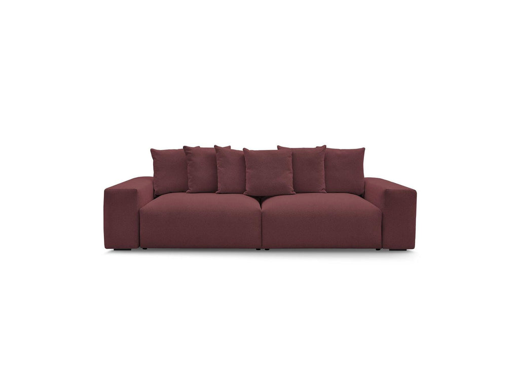 Voltaire - Fixed Straight 4-Seater Sofa - Mottled Fabric
