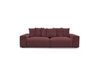 Voltaire - Fixed Straight 4-Seater Sofa - Mottled Fabric
