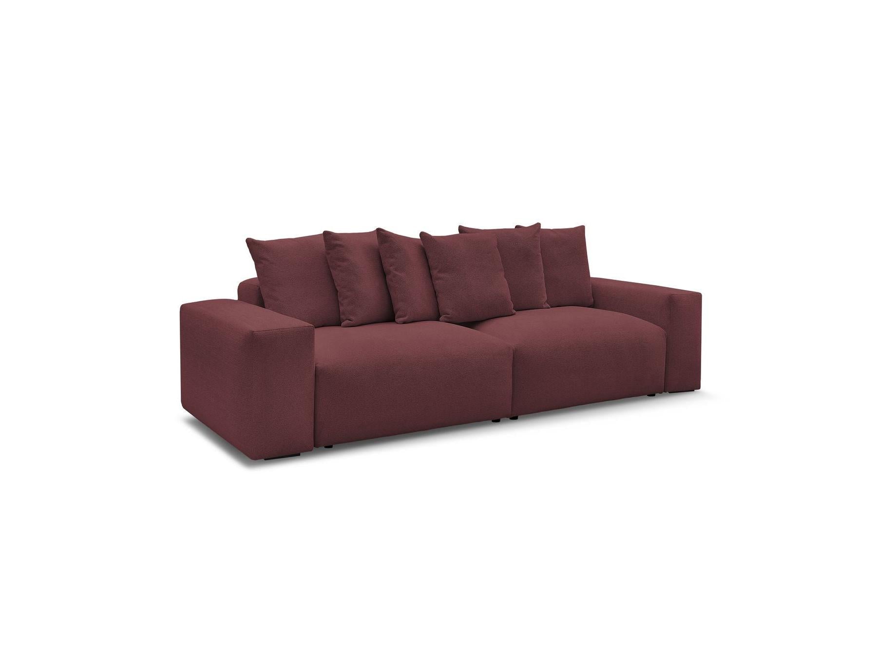 Voltaire - Fixed Straight 4-Seater Sofa - Mottled Fabric