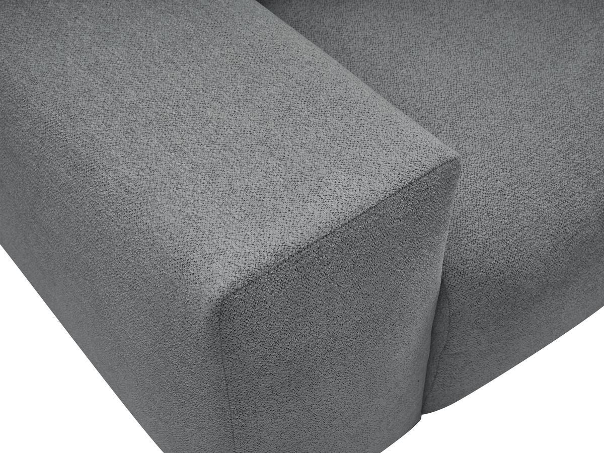 Voltaire - Canapé D'Angle Fixe Réversible - Tissu Chiné