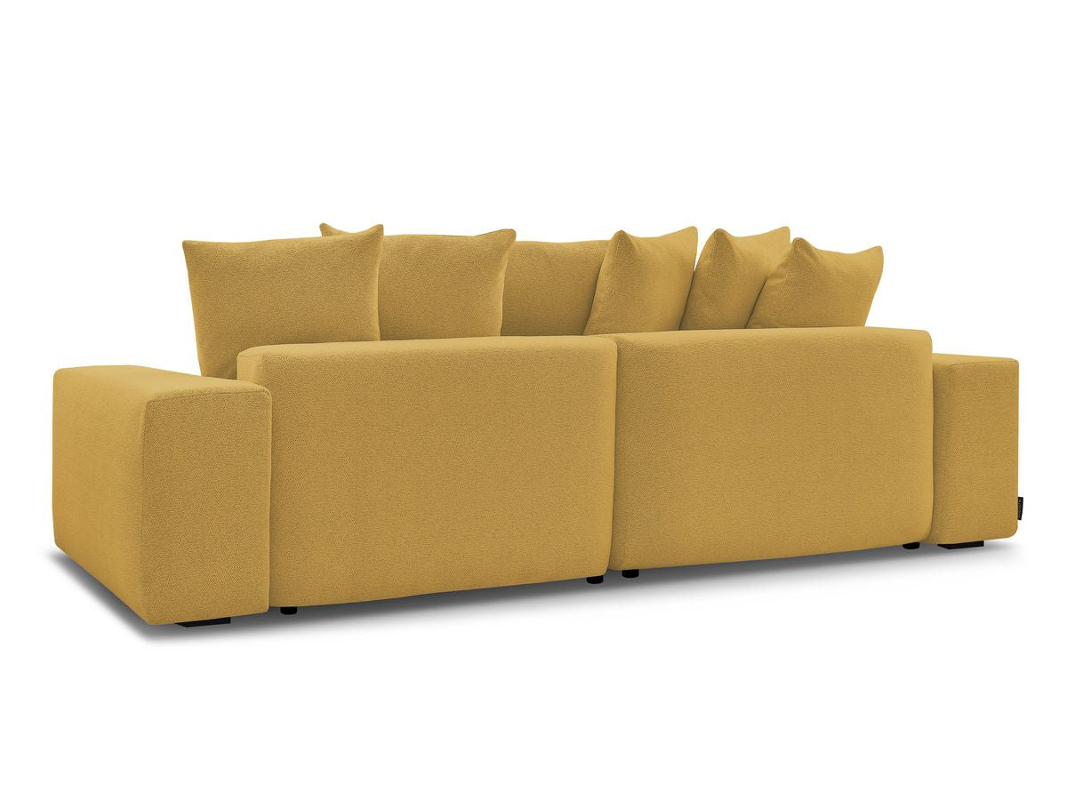 Voltaire - Canapé D'Angle Fixe Réversible - Tissu Chiné
