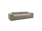 Voltaire - Fixed Straight 4-Seater Sofa - Mottled Fabric