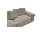 Voltaire - Fixed Straight 4-Seater Sofa - Mottled Fabric