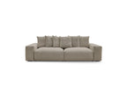 Voltaire - Fixed Straight 4-Seater Sofa - Mottled Fabric