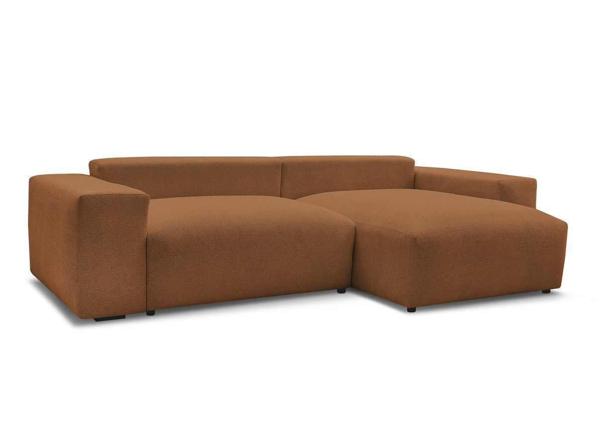 Voltaire - Canapé D'Angle Fixe Réversible - Tissu Chiné