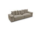 Voltaire - Fixed Straight 4-Seater Sofa - Mottled Fabric