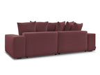 Voltaire - Canapé D'Angle Fixe Réversible - Tissu Chiné