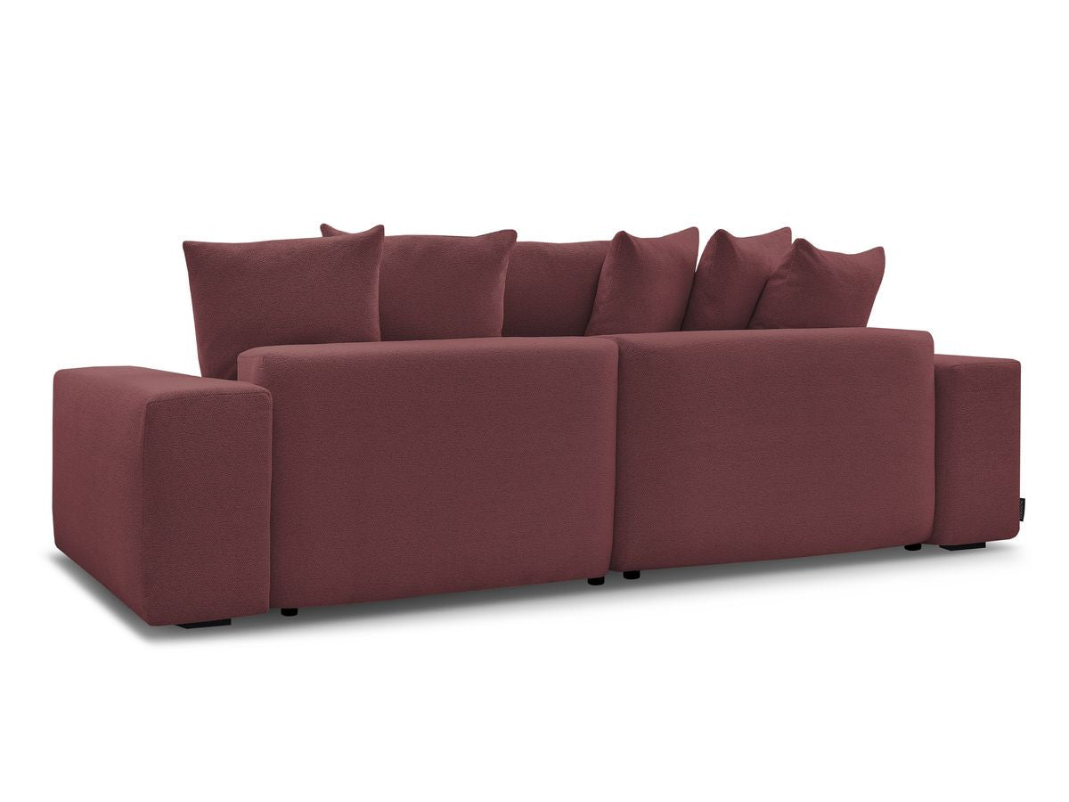 Voltaire - Canapé D'Angle Fixe Réversible - Tissu Chiné