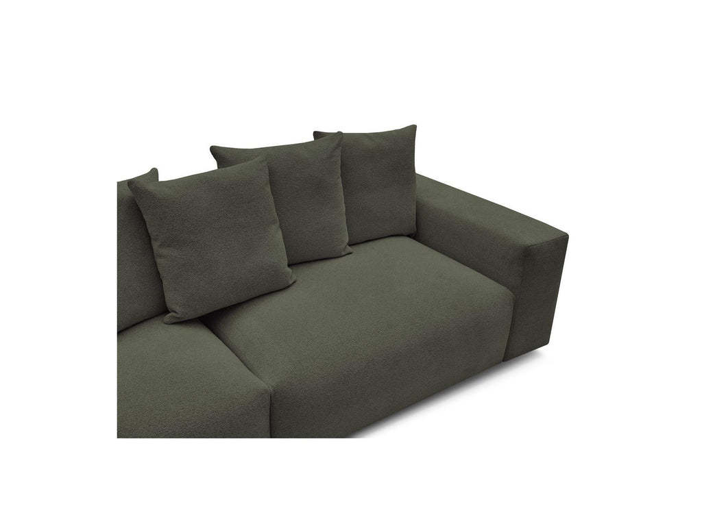 Voltaire - Fixed Straight 4-Seater Sofa - Mottled Fabric