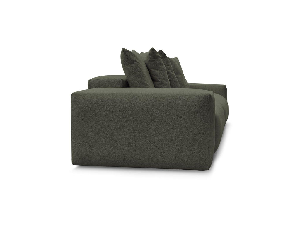 Voltaire - Fixed Straight 4-Seater Sofa - Mottled Fabric