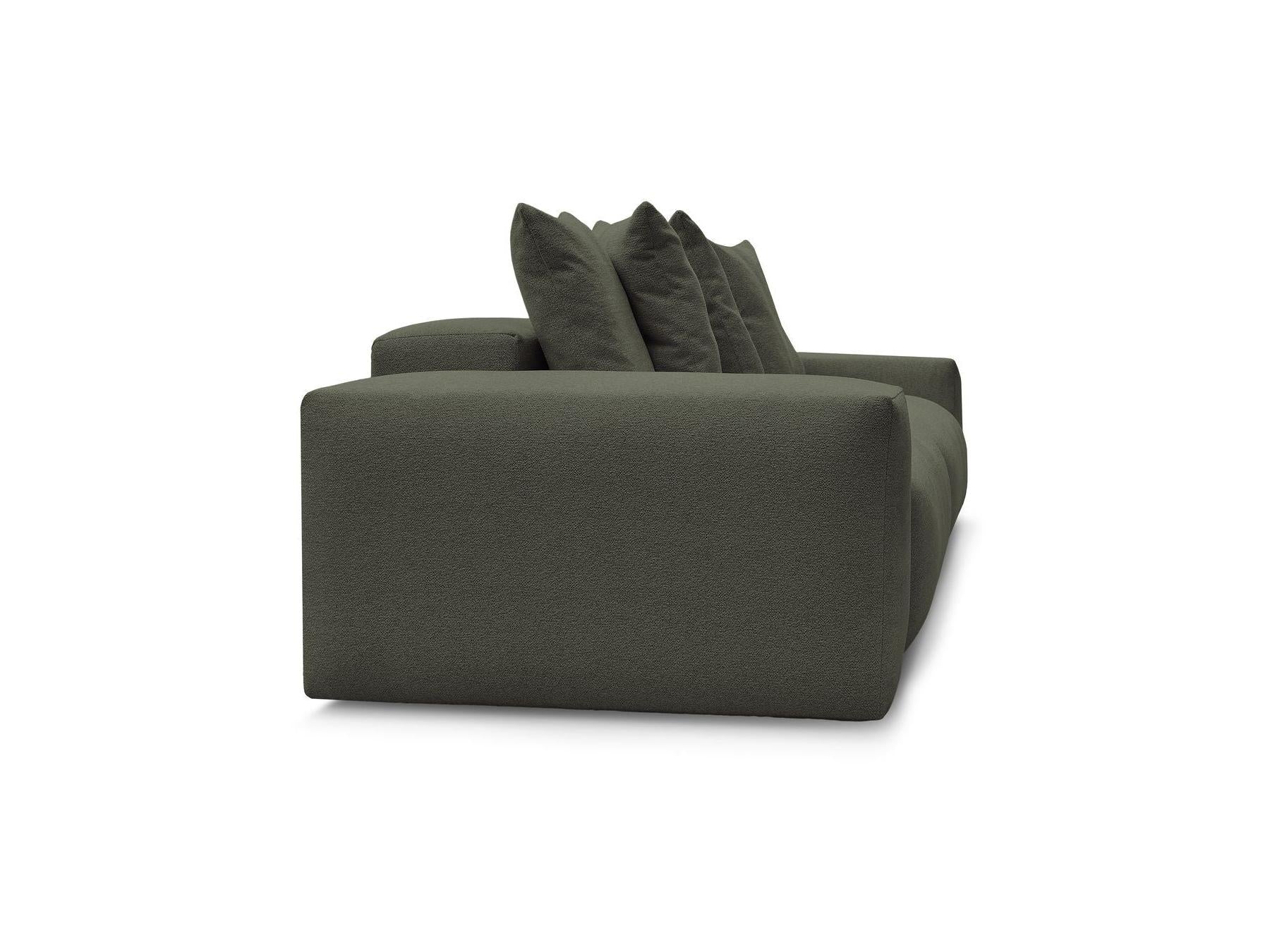 Voltaire - Fixed Straight 4-Seater Sofa - Mottled Fabric