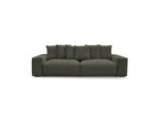 Voltaire - Fixed Straight 4-Seater Sofa - Mottled Fabric