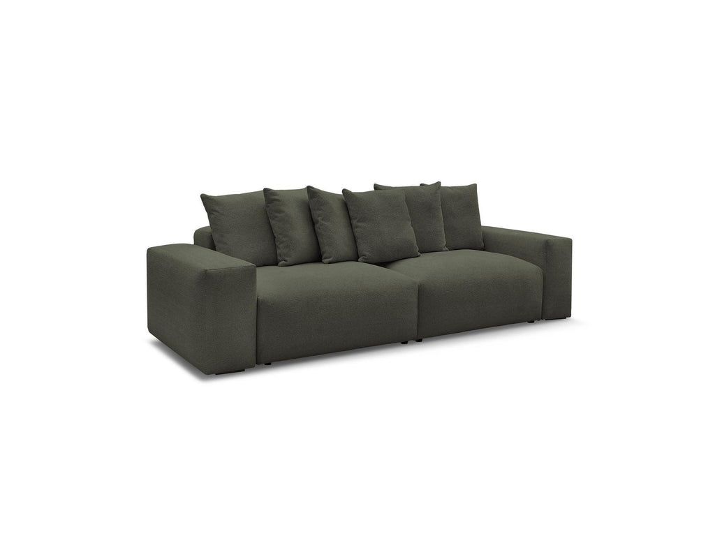 Voltaire - Fixed Straight 4-Seater Sofa - Mottled Fabric