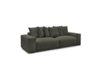 Voltaire - Fixed Straight 4-Seater Sofa - Mottled Fabric