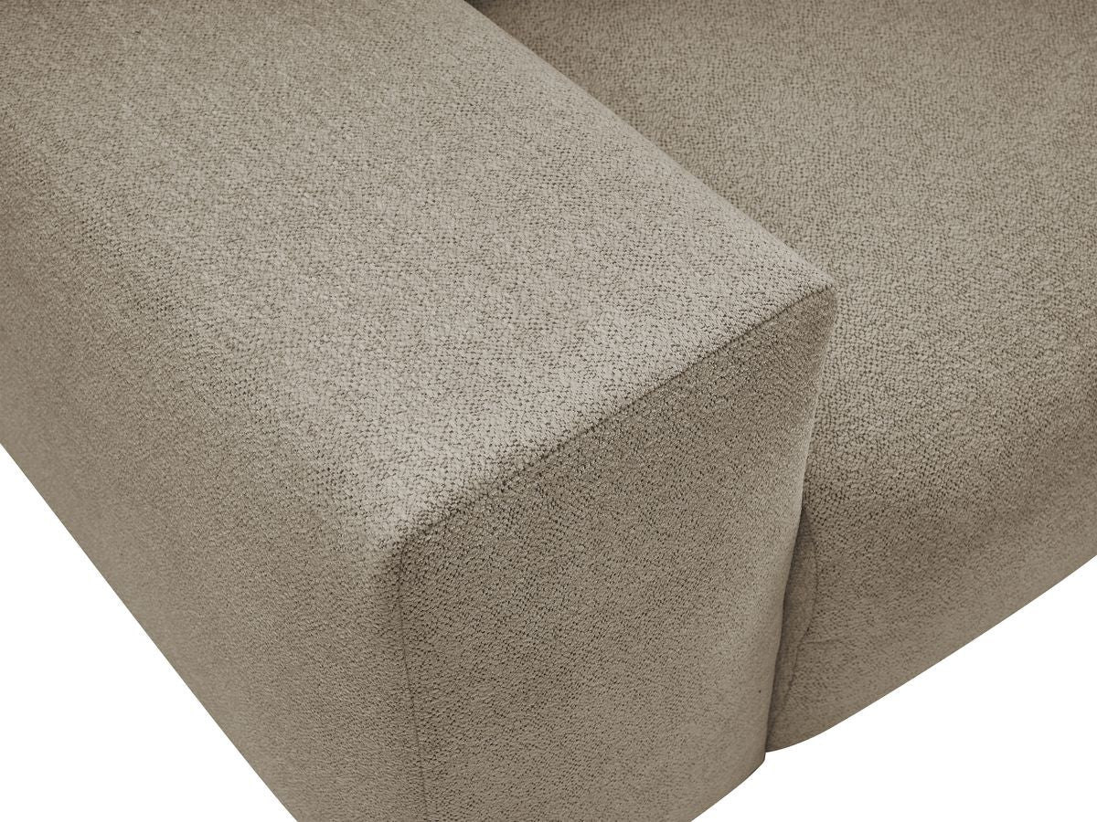 Voltaire - Canapé D'Angle Fixe Réversible - Tissu Chiné