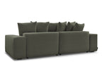 Voltaire - Canapé D'Angle Fixe Réversible - Tissu Chiné