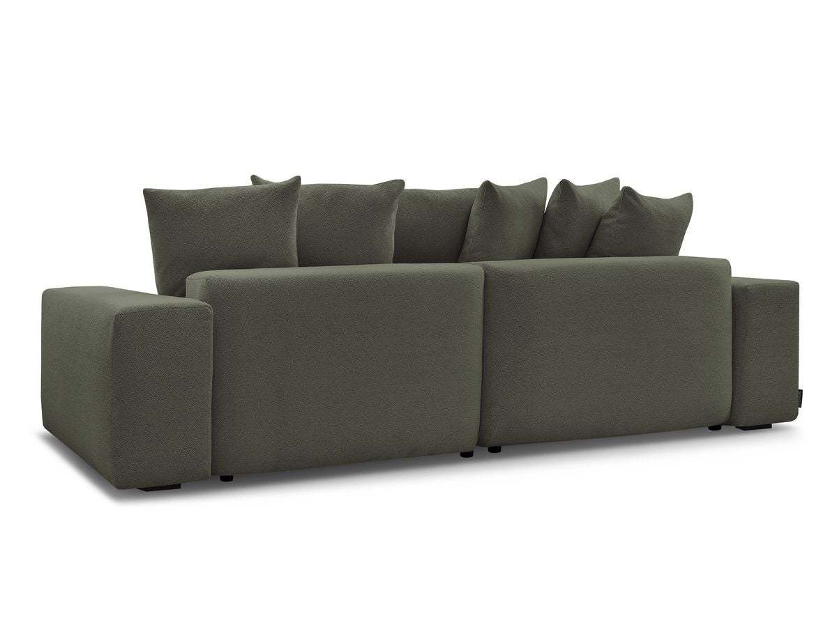 Voltaire - Canapé D'Angle Fixe Réversible - Tissu Chiné