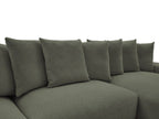 Voltaire - Canapé Panoramique Fixe - Tissu Chiné