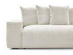 Voltaire - Canapé Droit Convertible Coffre - Tissu Chiné