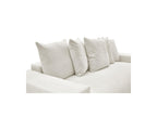 Voltaire - Canapé Droit Convertible Coffre - Tissu Chiné