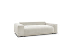 Voltaire - Canapé Droit Convertible Coffre - Tissu Chiné