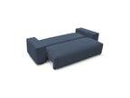 Voltaire - Canapé Droit Convertible Coffre - Tissu Chiné