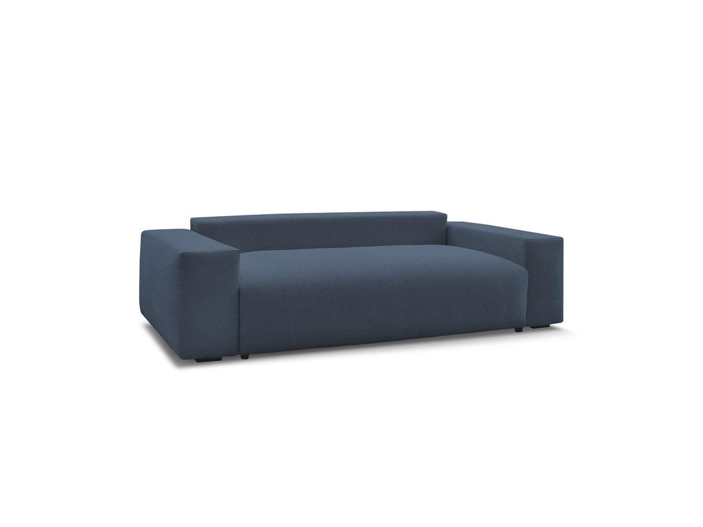 Voltaire - Canapé Droit Convertible Coffre - Tissu Chiné