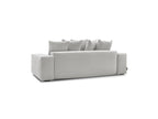 Voltaire - Canapé Droit Convertible Coffre - Tissu Chiné