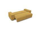 Voltaire - Canapé Droit Convertible Coffre - Tissu Chiné