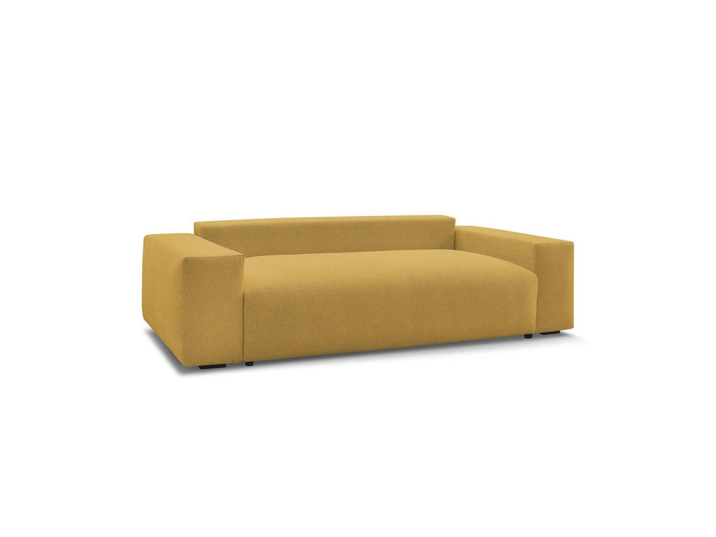 Voltaire - Canapé Droit Convertible Coffre - Tissu Chiné