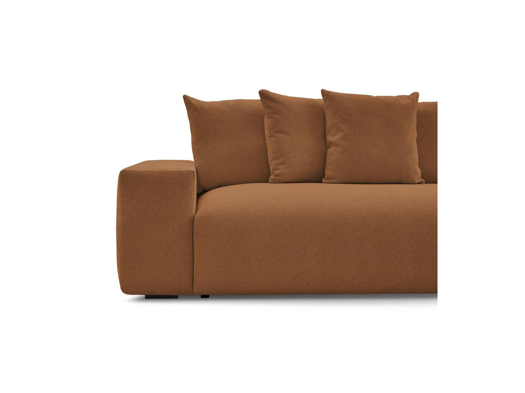 Voltaire - Canapé Droit Convertible Coffre - Tissu Chiné