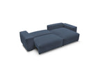 Voltaire - Canapé D'Angle Convertible Réversible Coffre - Tissu Chiné
