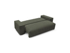 Voltaire - Canapé Droit Convertible Coffre - Tissu Chiné