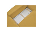 Voltaire - Canapé D'Angle Convertible Réversible Coffre - Tissu Chiné