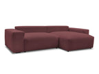 Voltaire - Canapé D'Angle Convertible Réversible Coffre - Tissu Chiné