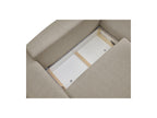 Voltaire - Canapé D'Angle Convertible Réversible Coffre - Tissu Chiné