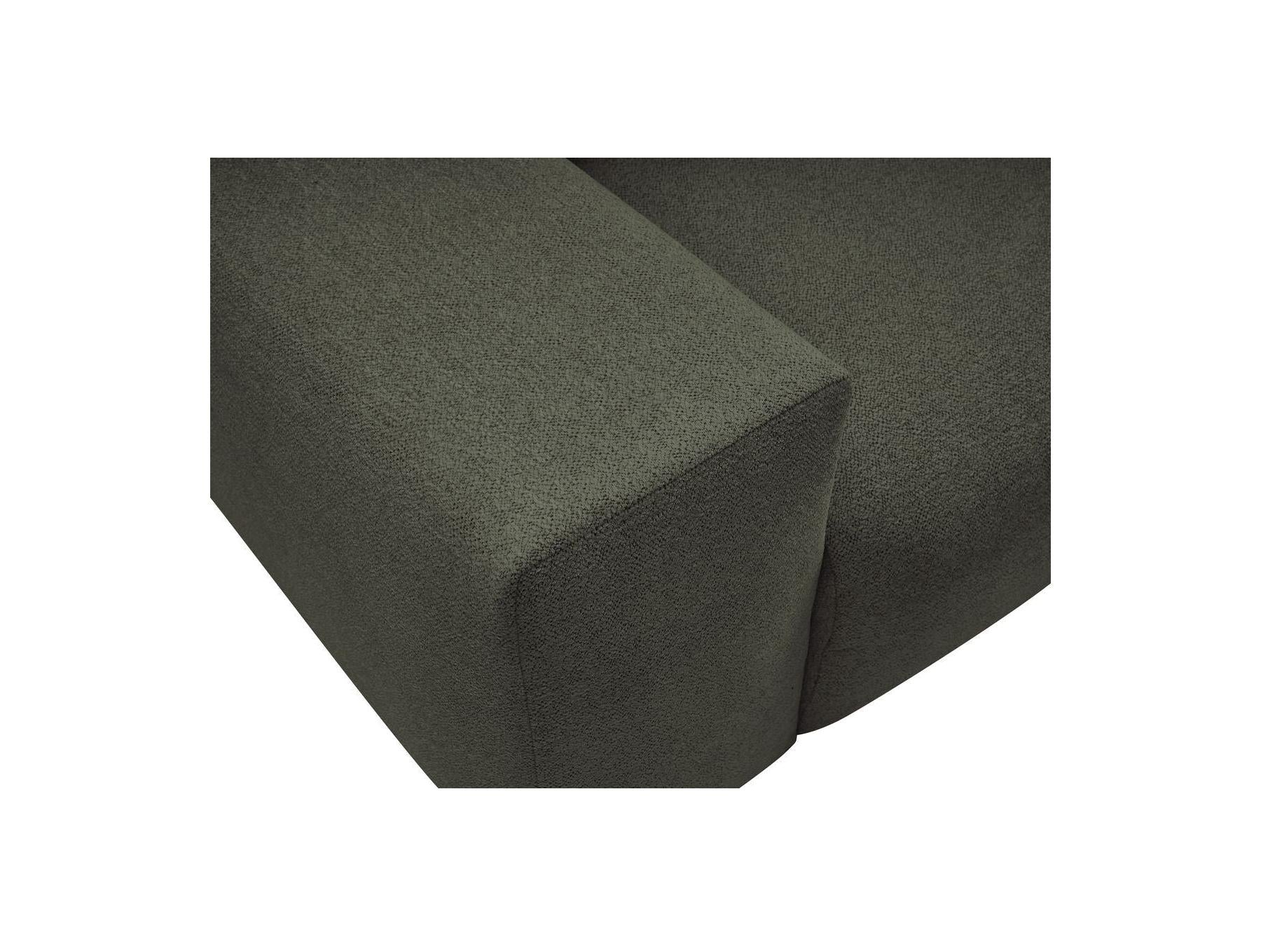 Voltaire - Canapé D'Angle Convertible Réversible Coffre - Tissu Chiné