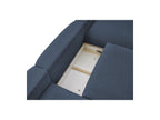 Voltaire - Canapé Panoramique Convertible Coffre - Tissu Chiné