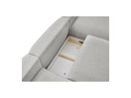 Voltaire - Canapé Panoramique Convertible Coffre - Tissu Chiné