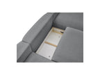 Voltaire - Canapé Panoramique Convertible Coffre - Tissu Chiné