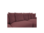Voltaire - Canapé Panoramique Convertible Coffre - Tissu Chiné