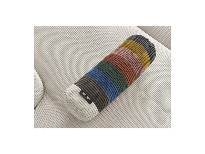 Canapé D'Angle Fixe Compact Réversible - Belair - Velours Côtelé