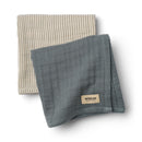 Pack of 2 Kaya Muslins - Stormy Weather - Baby