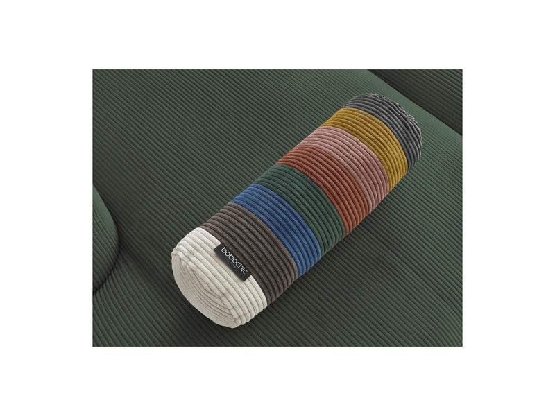 Canapé D'Angle Fixe Compact Réversible - Belair - Velours Côtelé